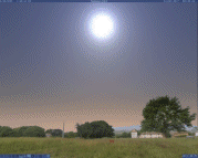 Animated image of Cosmic Adventures Traveling Planetarium, a mobile educational resource.
